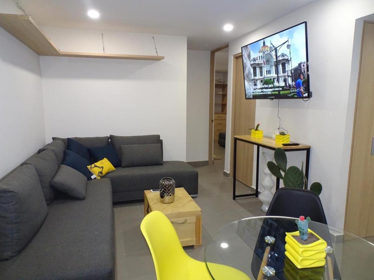 멕시코 시 Downtown Depto Con Terraza Privada 아파트 외부 사진
