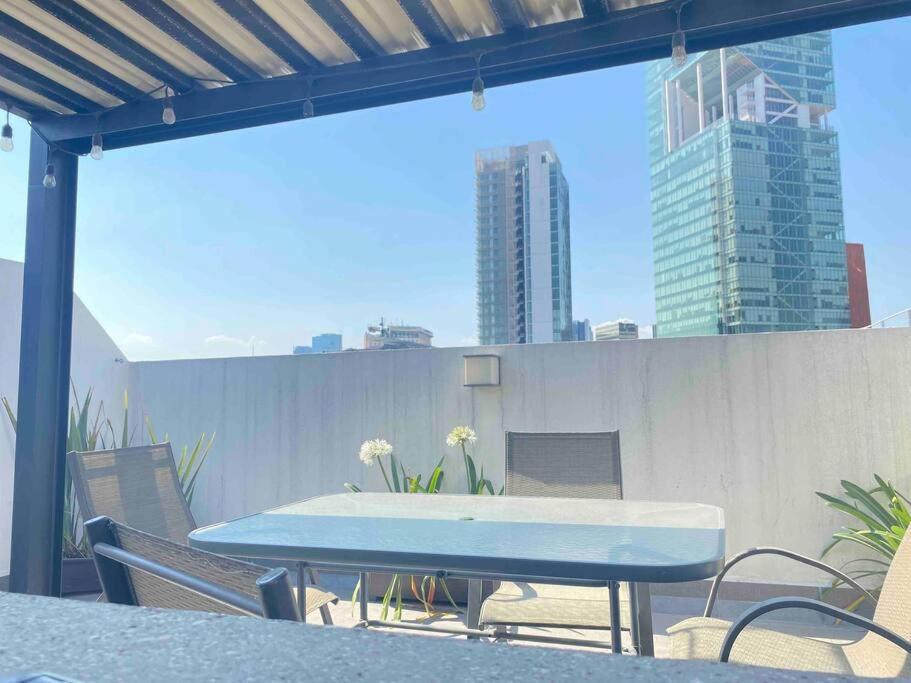 멕시코 시 Downtown Depto Con Terraza Privada 아파트 외부 사진