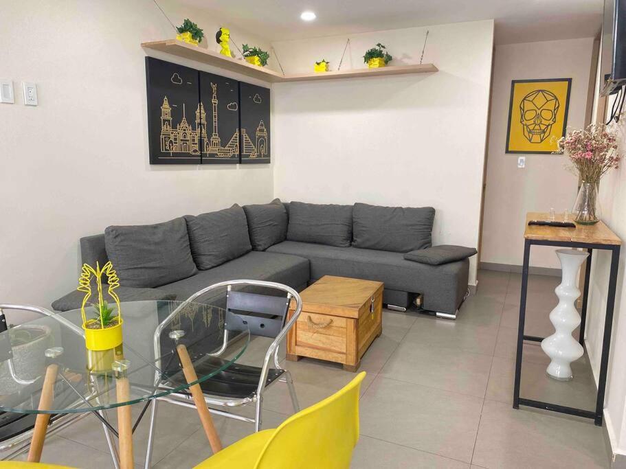 멕시코 시 Downtown Depto Con Terraza Privada 아파트 외부 사진