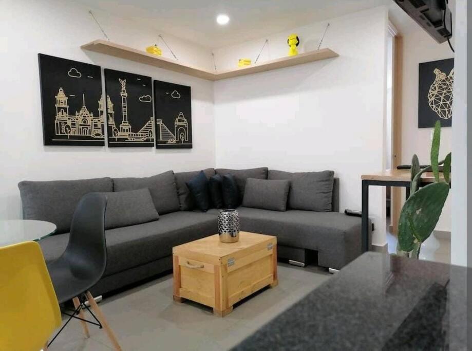 멕시코 시 Downtown Depto Con Terraza Privada 아파트 외부 사진